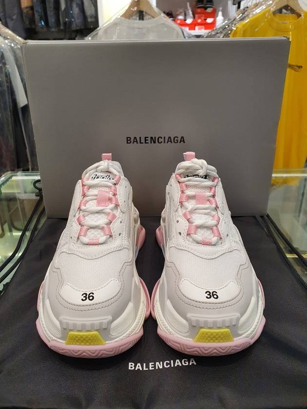 Triple S Low-Top Sneakers White - BALENCIAGA - BALAAN 4