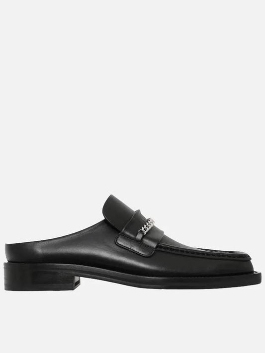 chain slip on loafers black - MARTINE ROSE - BALAAN 2