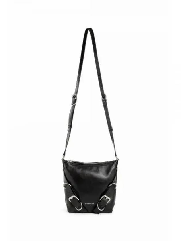 Voyou Buckle Calfskin Cross Bag Black - GIVENCHY - BALAAN 2