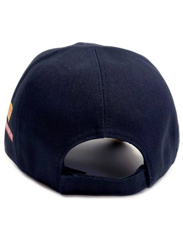 Pirelli Fabric Ball Cap Navy - PRADA - BALAAN.