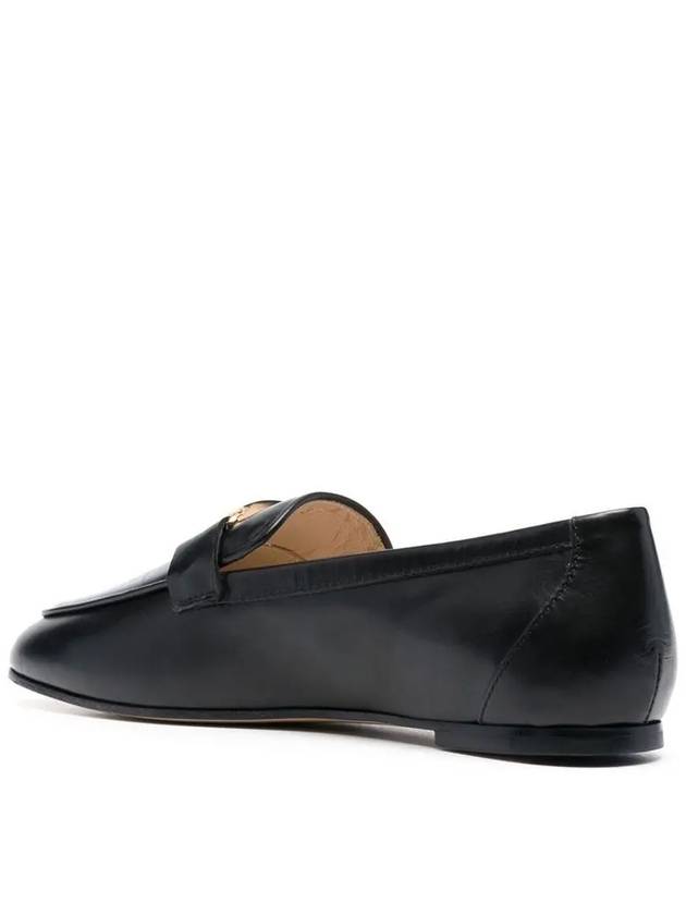 Tods T Timeless Leather Loafers Black - TOD'S - BALAAN 4