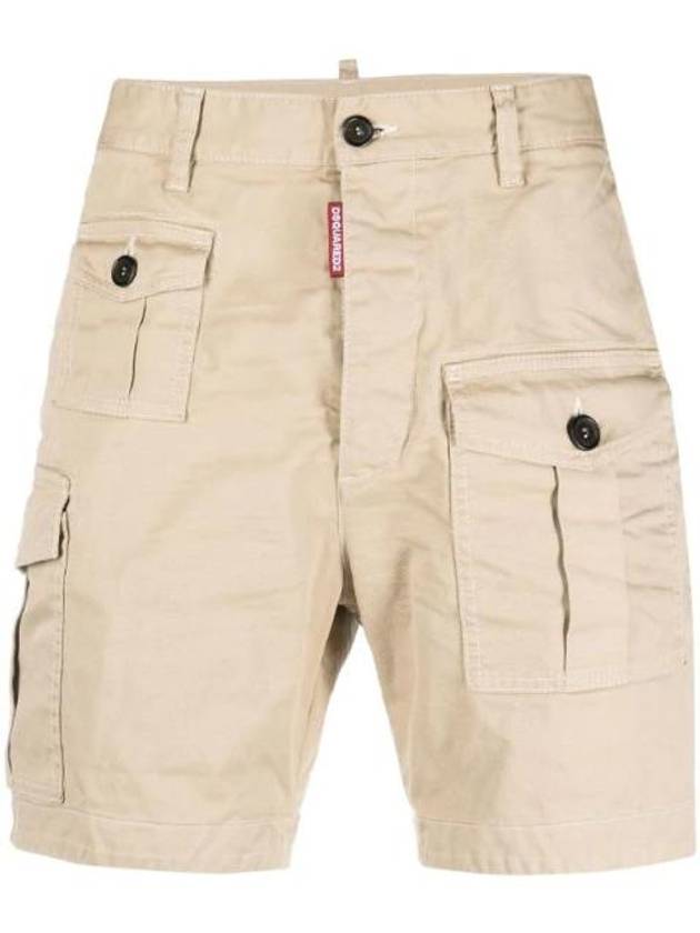 Logo Tag Chino Shorts S74MU0780S39021 - DSQUARED2 - BALAAN 1