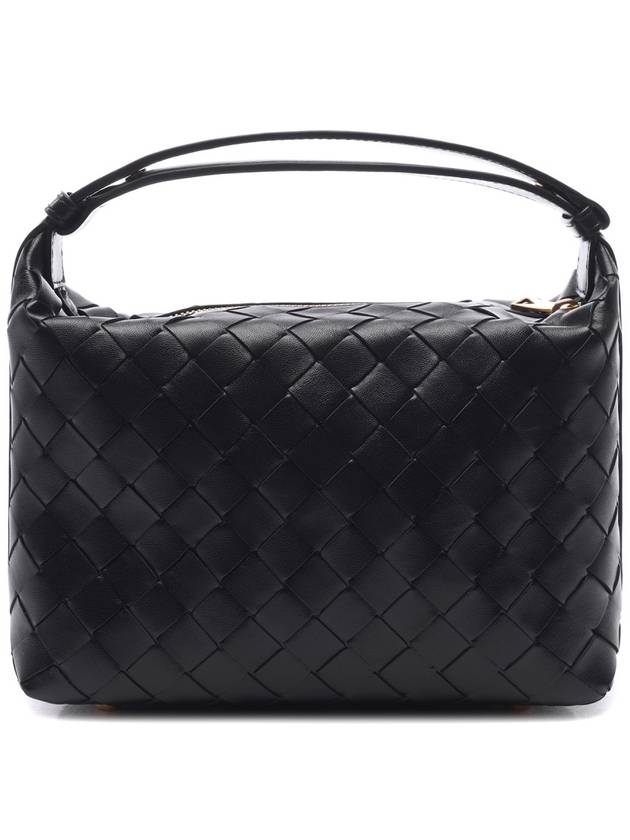 Intrecciato Small Leather Shoulder Bag Black - BOTTEGA VENETA - BALAAN 2