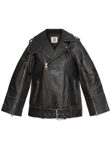 By Malene Birger Leather Jacket Beatrisse, Women's, Black - BY MALENE BIRGER - BALAAN 1