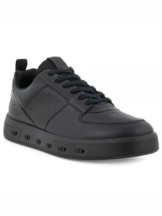 Street 720 Leather Low Top Sneakers Black - ECCO - BALAAN 2