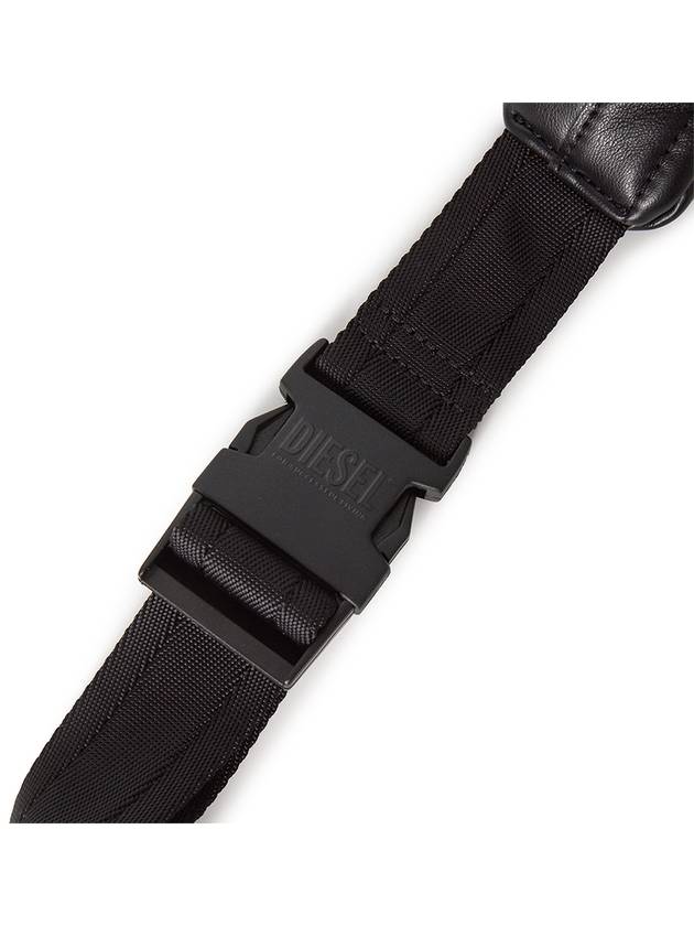 Holi D Belt Bag Black - DIESEL - BALAAN 8