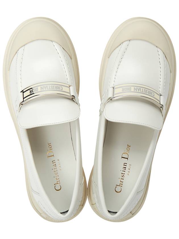 Women's Cord Loafers White - DIOR - BALAAN.