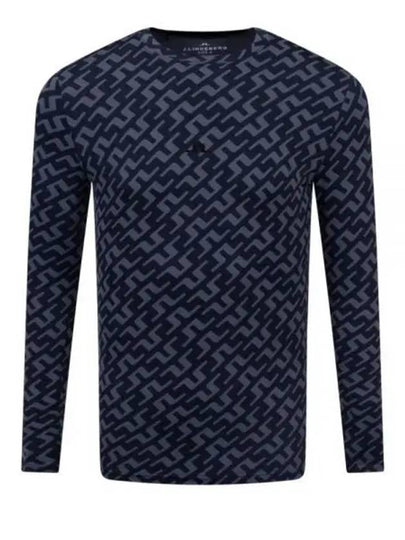 Men's Thor Long Sleeve T-Shirt Navy - J.LINDEBERG - BALAAN 2