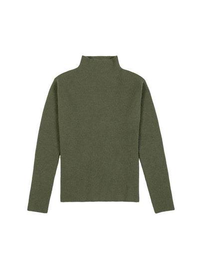 Cashmere Half Neck Turtleneck Khaki - SOLEW - BALAAN 2