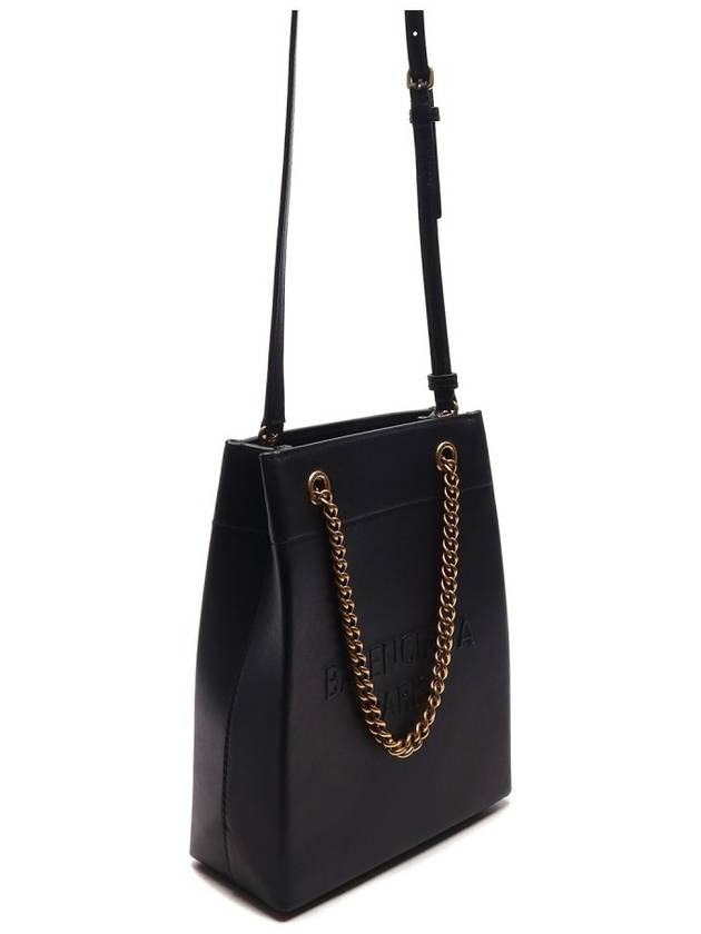 Leather Duty Free Tote Bag Black - BALENCIAGA - BALAAN 4