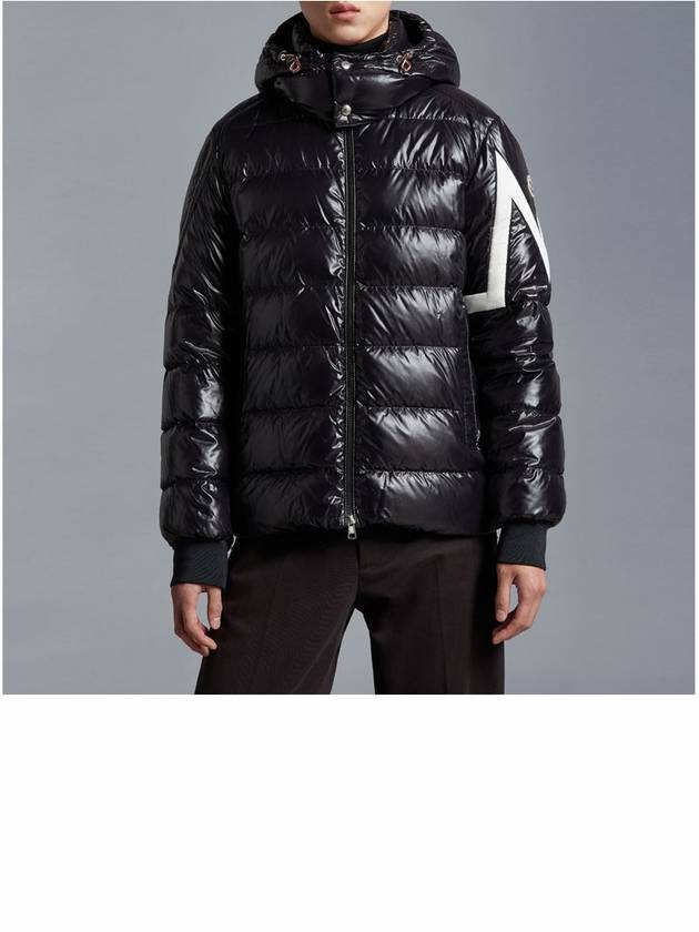 Men's Corydale Down Short Padded Jacket Black - MONCLER - BALAAN 4