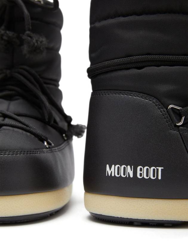 Icon Logo Print Winter Boots Black - MOON BOOT - BALAAN 3