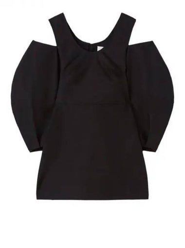 Cut out detail cotton blend top 271107 - JIL SANDER - BALAAN 1