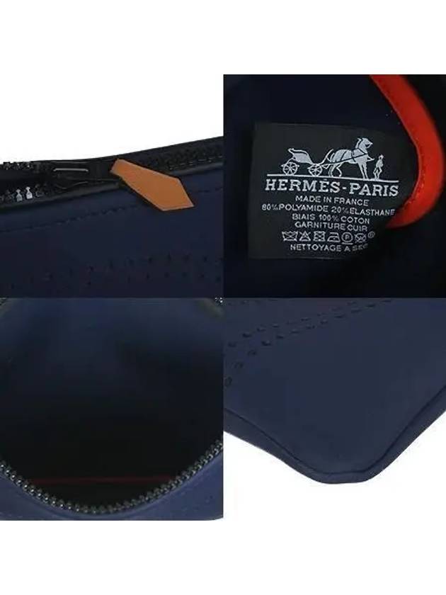 navy clutch bag - HERMES - BALAAN 5