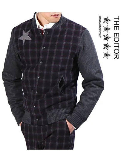 Stadium Check Jacket Grey - THE EDITOR - BALAAN 2