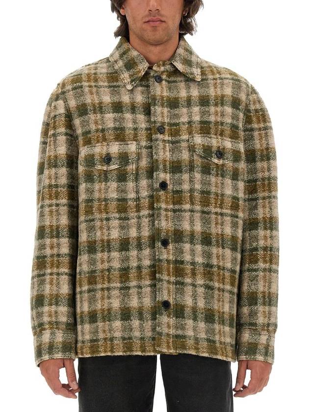 Kevron Check Wool Jacket Green - ISABEL MARANT - BALAAN 2