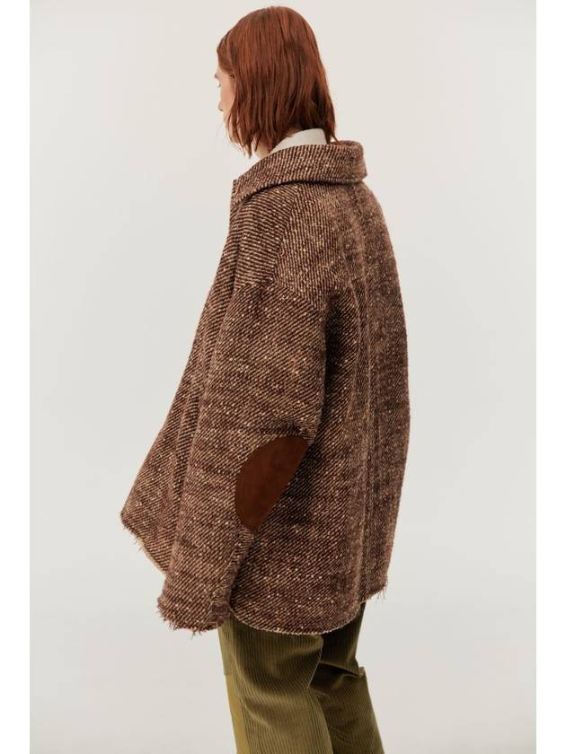 Cigar Wool Half Coat Brown MM221CT002BRN - MONTSENU - BALAAN 6