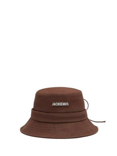 Le Bob Gadjo Knotted Bucket Hat Brown - JACQUEMUS - BALAAN 2