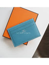 Citizen Twill Card Wallet Blue - HERMES - BALAAN 8