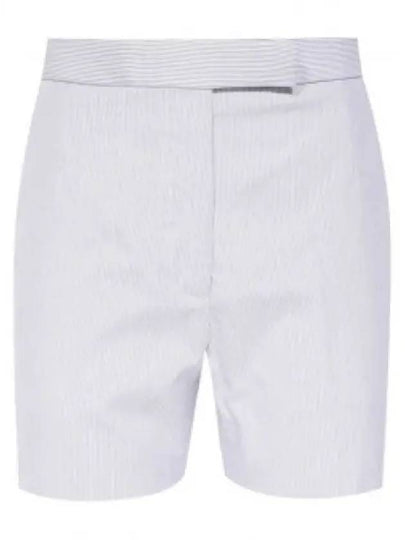 RWB Pinstripe Classic Backstrap Shorts Medium Grey - THOM BROWNE - BALAAN 2