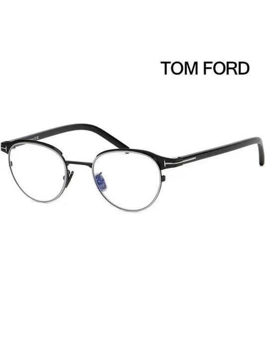 Blue Light Blocking Glasses Frame TF5863DB 001 Eye Protection Glasses Men Women Asian Fit - TOM FORD - BALAAN 1