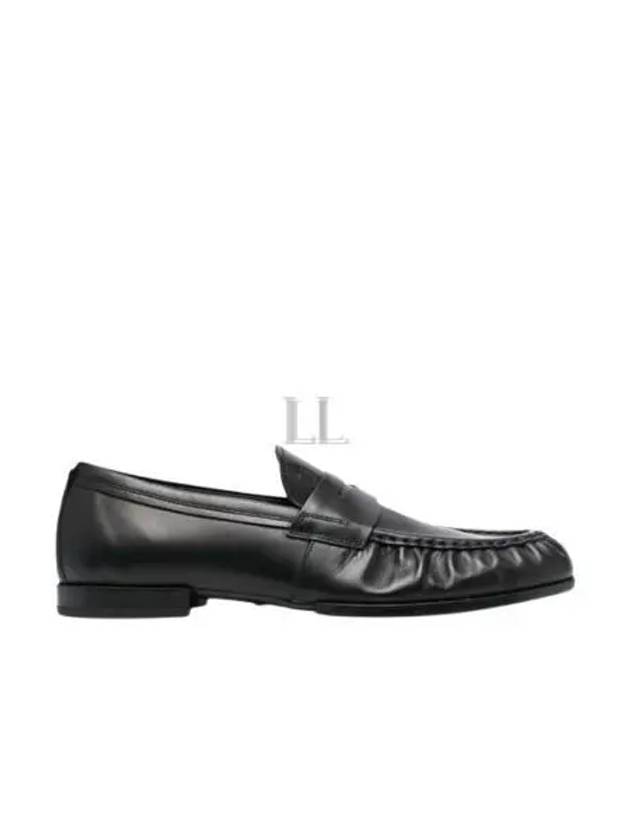 Smooth Calf Leather Loafers Black - TOD'S - BALAAN 2