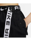 Air High Rise Woven Track Pants Black - NIKE - BALAAN 8