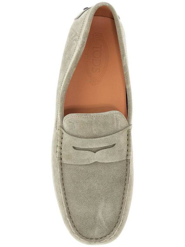 beige suede driving moccasin for men with rubber sole - TOD'S - BALAAN 2