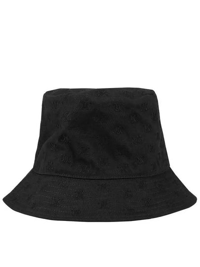 All-Over Mini Triomphe Embroidery Bucket Hat Black - CELINE - BALAAN 2