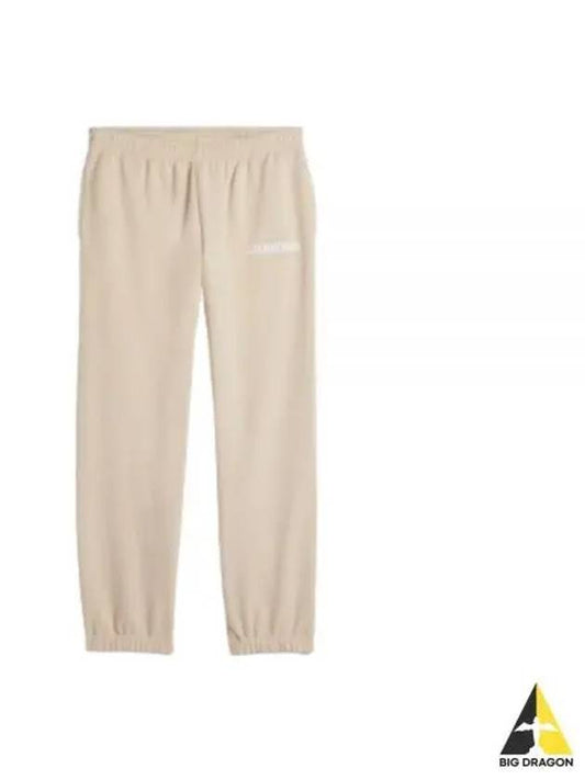 Le Jogging Logo Print Cotton Track Pants Light Beige - JACQUEMUS - BALAAN 2