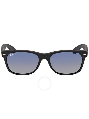 Ray Ban New Wayfarer Classic Polarized Blue/Grey Gradient Unisex Sunglasses RB2132 601S78 55 - RAY-BAN - BALAAN 1