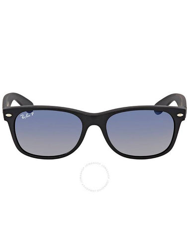 Ray Ban New Wayfarer Classic Polarized Blue/Grey Gradient Unisex Sunglasses RB2132 601S78 55 - RAY-BAN - BALAAN 1