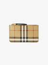 Check Strap Card Wallet Archive Beige - BURBERRY - BALAAN 3