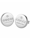 YBD163123001 163123 J8400 Trademark Silver Earrings - GUCCI - BALAAN 3