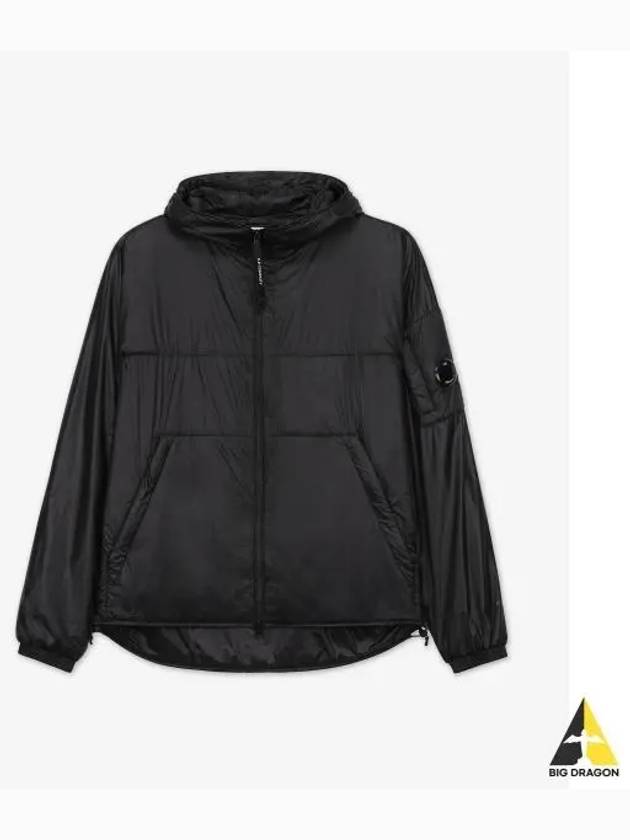 Nada Shell Hooded Jacket Black - CP COMPANY - BALAAN 2