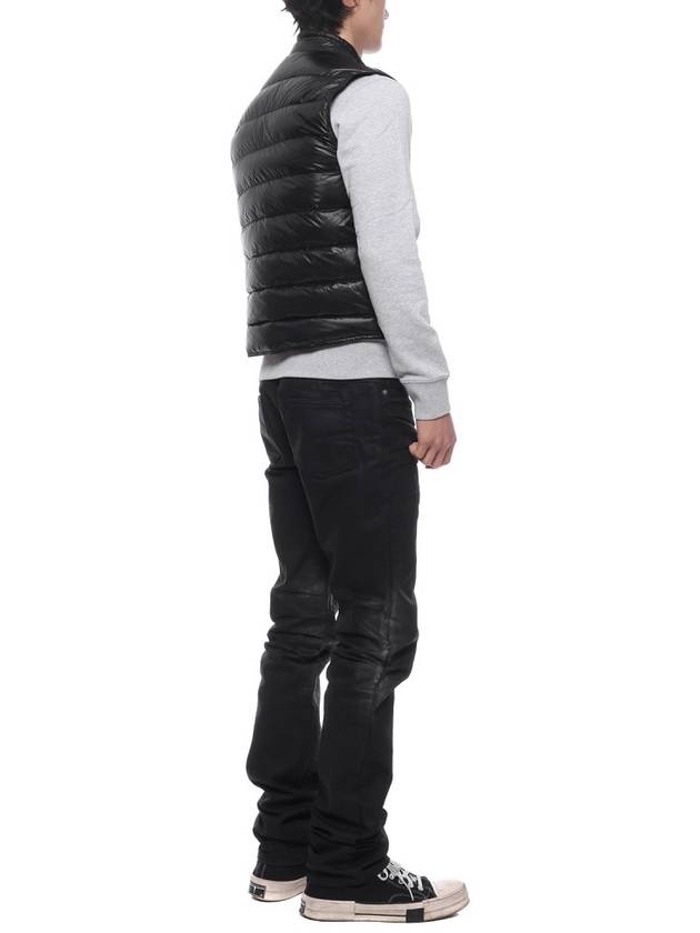 Gui Logo Patch Padded Vest Black - MONCLER - BALAAN 7