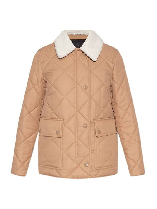 quilted gabardine jacket - BURBERRY - BALAAN.