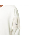 Men's Logo Pocket Sweatshirt White - CP COMPANY - BALAAN 5