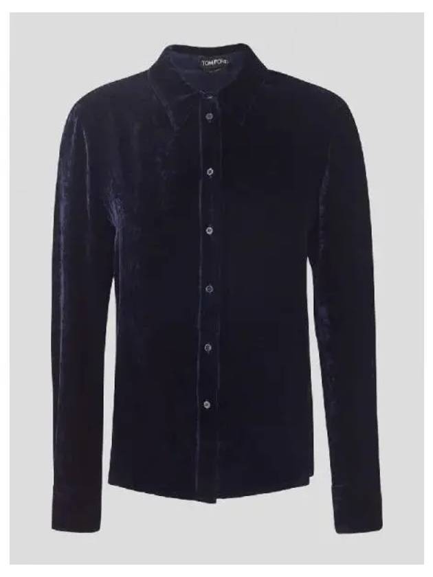 Lightweight velvet shirt 271065 - TOM FORD - BALAAN 1