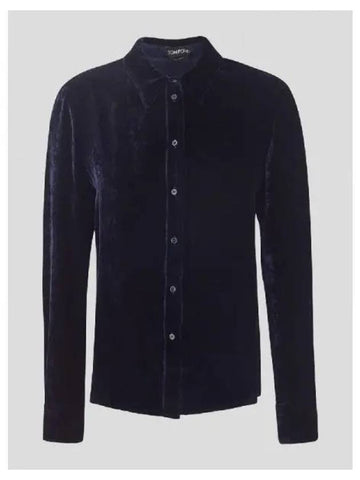 lightweight velvet shirt - TOM FORD - BALAAN 1