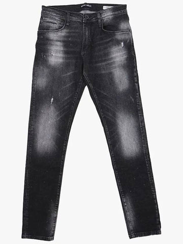 Vintage washed black skinny jeans JN149 - IKALOOOK - BALAAN 1