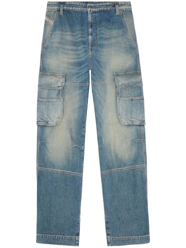 D Fish Straight Jeans Blue - DIESEL - BALAAN 2