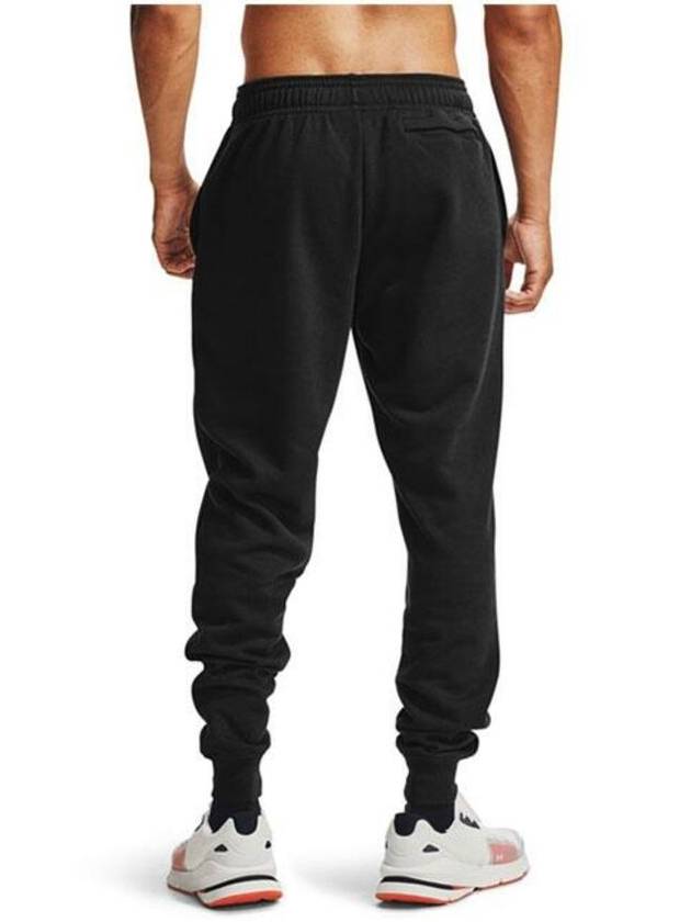 Men's Rival Fleece Jogger Track Pants Black - UNDER ARMOUR - BALAAN 3