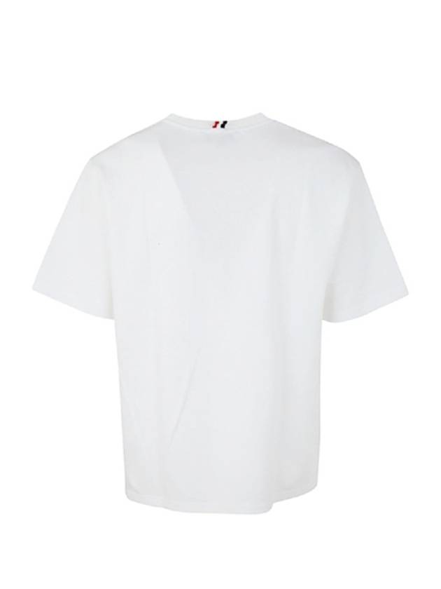 Pocket short sleeve t shirtMJS183A 073231000 - THOM BROWNE - BALAAN 2