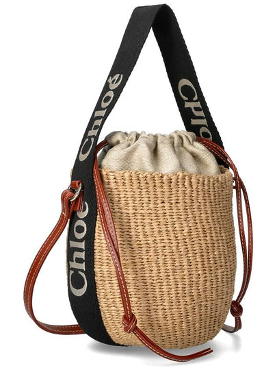 Small Woody Logo Bucket Bag Beige - CHLOE - BALAAN 2