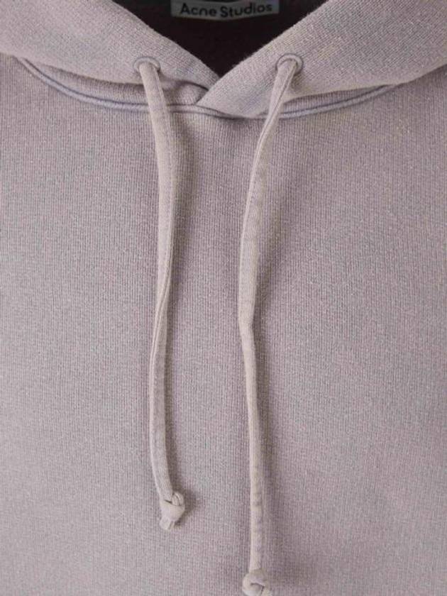 Logo Applique Organic Cotton Hoodie CI0138 - ACNE STUDIOS - BALAAN 4