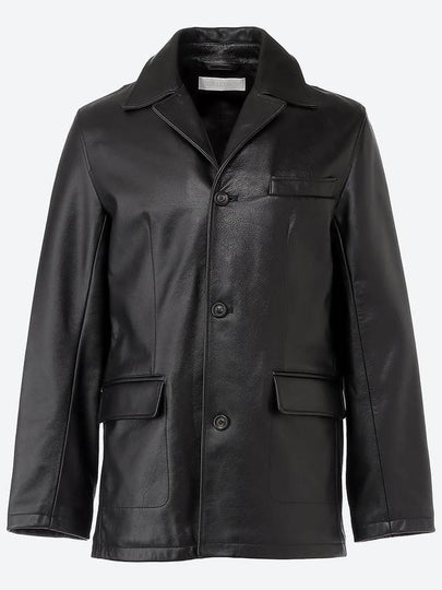 Alley Heavy Grain Leather Jacket Black - OUR LEGACY - BALAAN 2