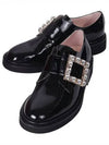 Viv Ranger Strass Buckle Leather Monk Strap Black - ROGER VIVIER - BALAAN 2