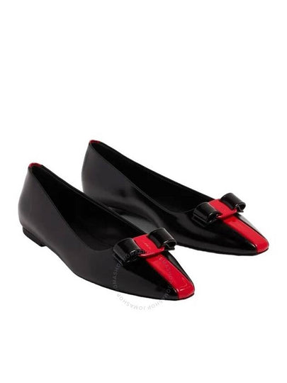 Ferragamo Vara Bow Leather Ballet Flats, Size 8.5 - SALVATORE FERRAGAMO - BALAAN 2