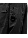 Wappen Poplin Anorak Black - CP COMPANY - BALAAN 6